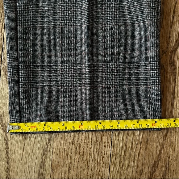EUC LOFT brown plaid slim fit pants size 14 - Picture 12 of 14